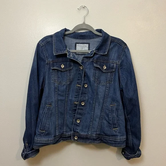 Large jean jacket